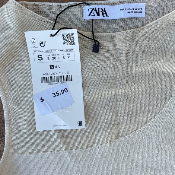 NWT Zara blouse 🤍 - Picture 4 of 5